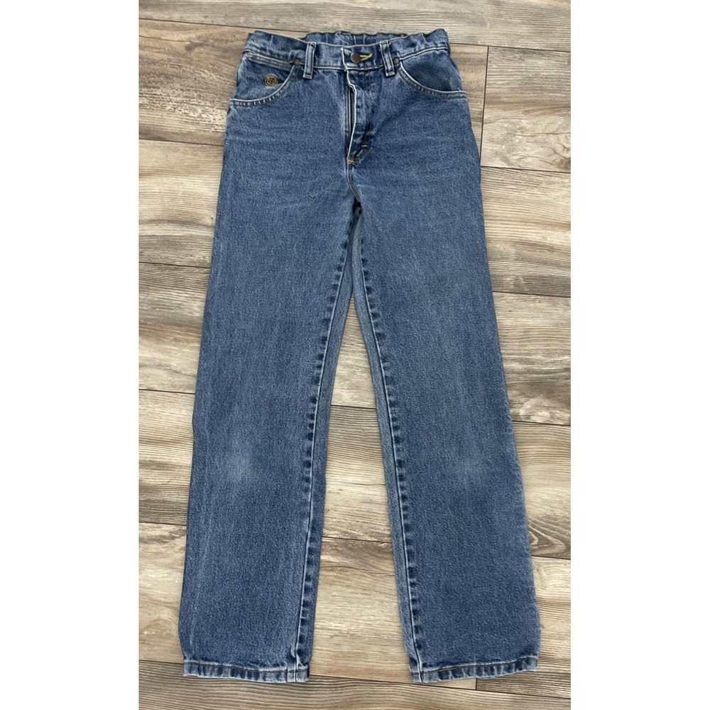 Boys Wranglers Size 14 Slim with‎ Adjustable Waist Blue Denim Jeans